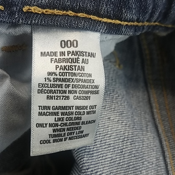 Aeropostale Distressed Cutoff Blue Jean Shorts - Picture 5 of 5